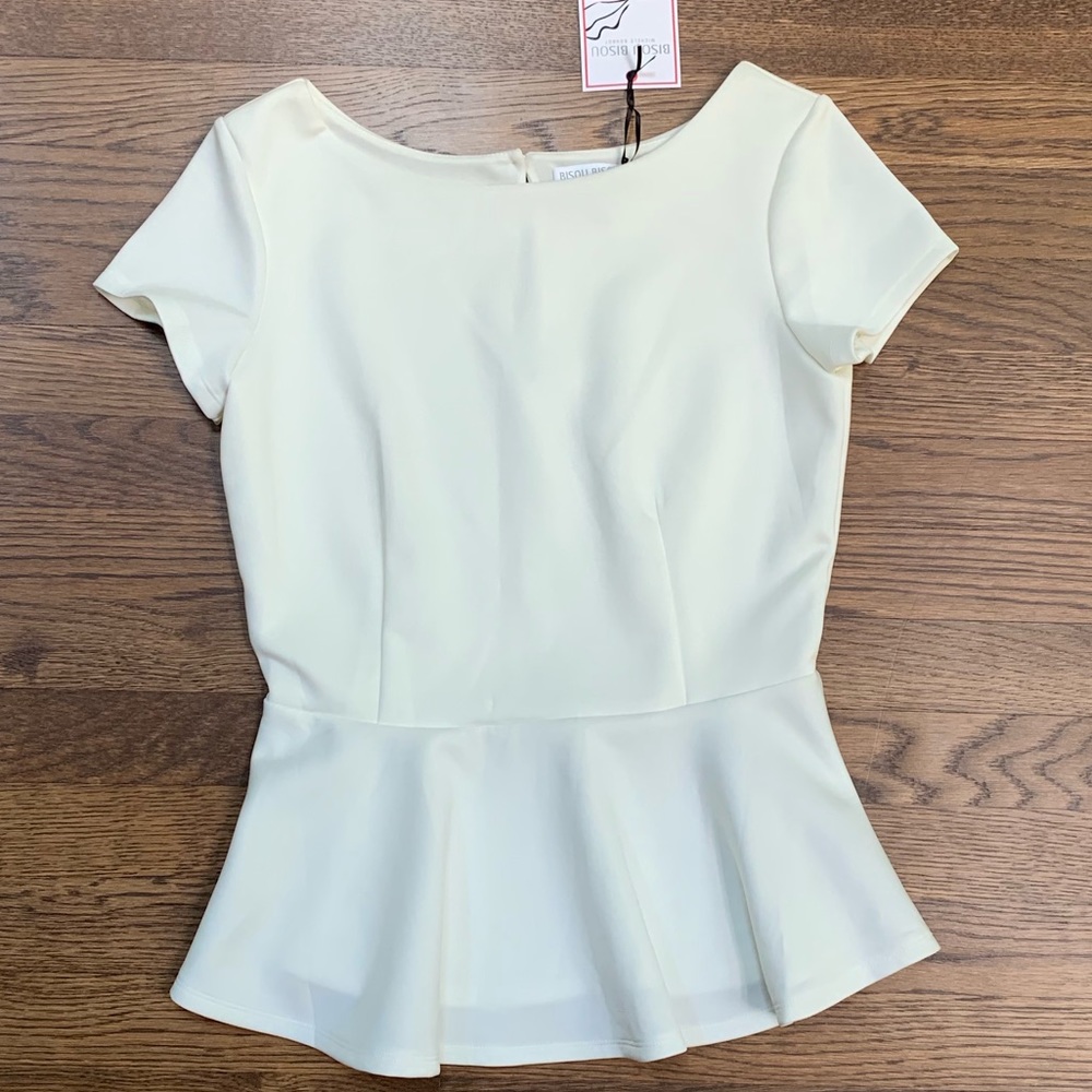Bisou Bisou Peplum Top